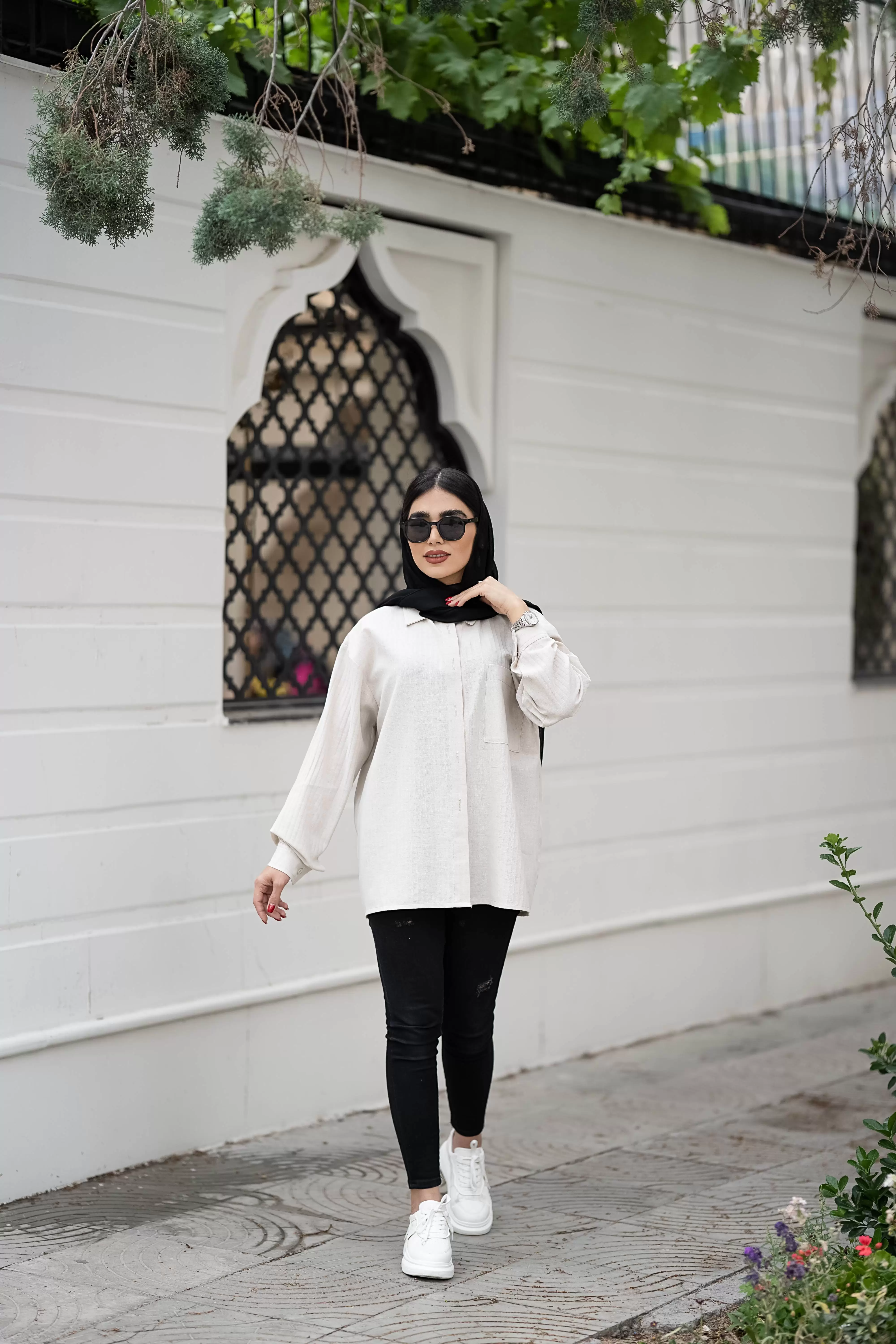 شومیز لینن نچرال سوفیا
